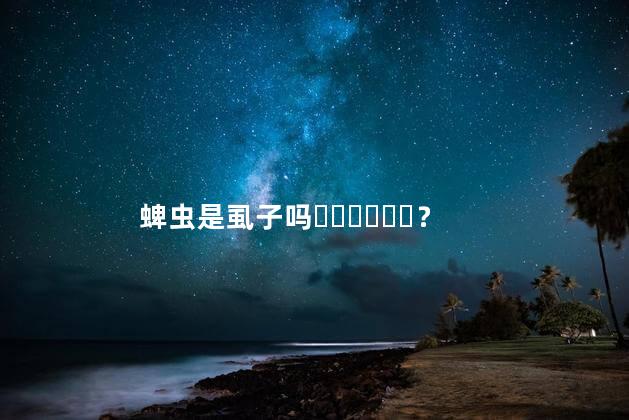 蜱虫是虱子吗？